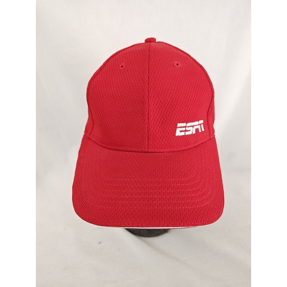 ESPN red Men's Hat Cap‎ Sports Network Sportscenter Television NWT Vintage
